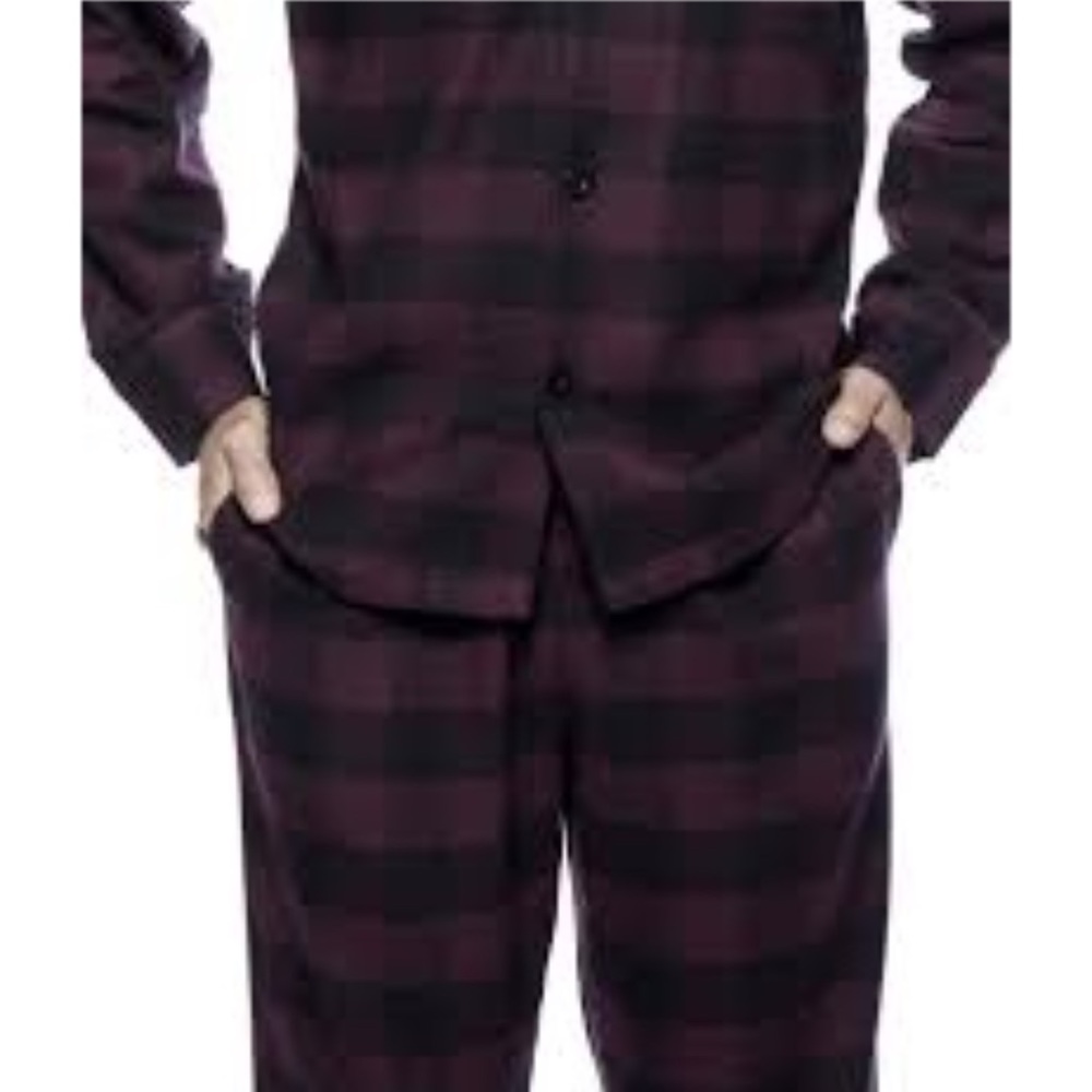 Noble Mount Mens 100% Cotton Flannel Pajama Set